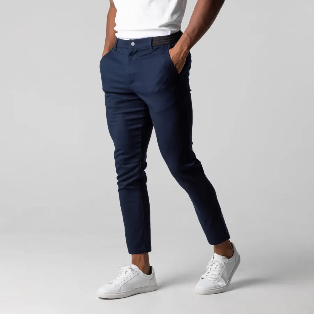 Pantaloni Chino Uomo Stile Elegante per Uso Quotidiano