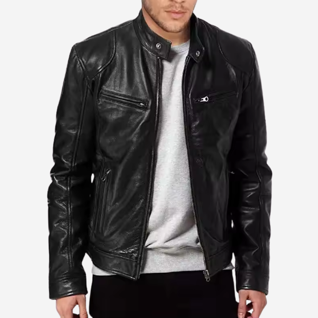 Rafael – Giacca classica in similpelle da uomo