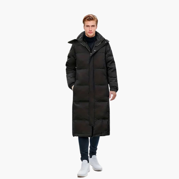 Giacca Padded Uomo Invernale con Zipper Completo