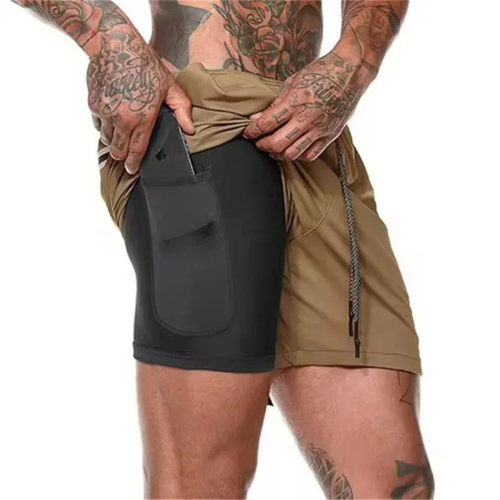 Shorts Sportivi 2-in-1 per Uomo