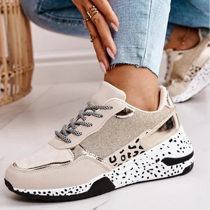 Sneakers con zeppa personalizzabili da donna