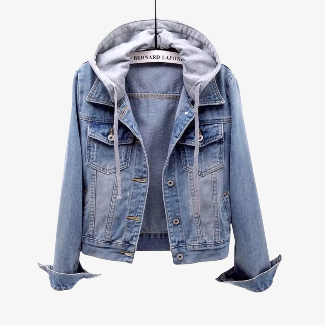 Giacca Denim Cropped Stylish per Donne