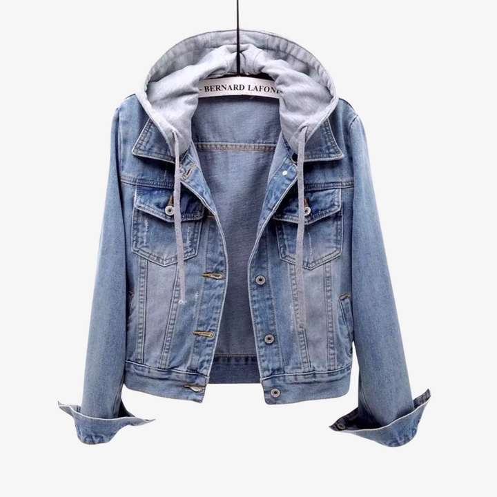 Giacca Denim Cropped Stylish per Donne