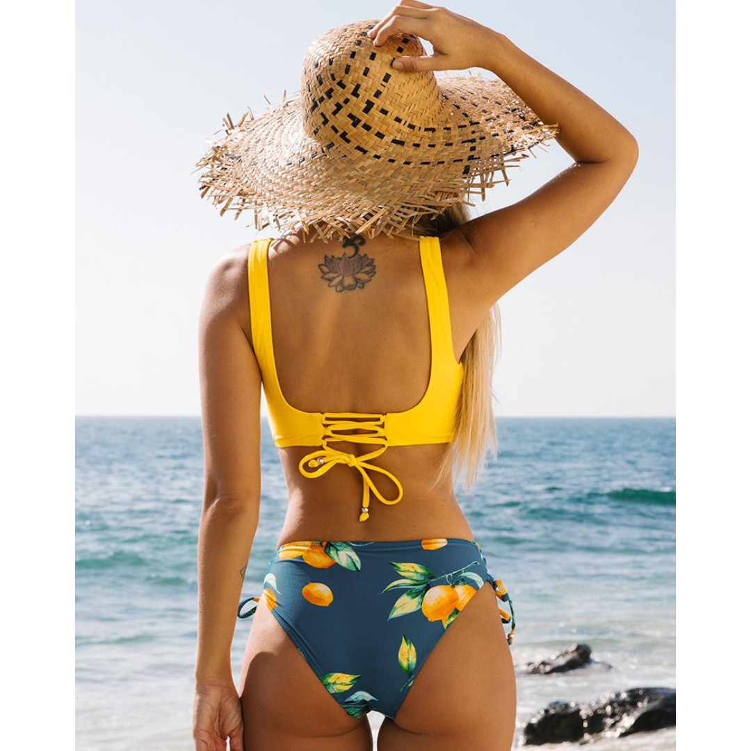 Maya – Bikini da Spiaggia per Donne a 2 Pezzi – Stile Estivo Vibrante