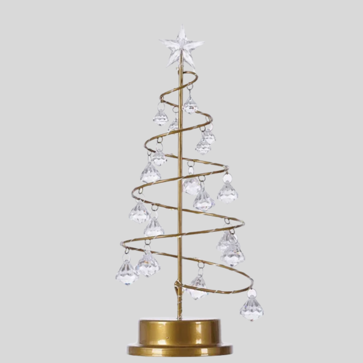 Lampada da Tavolo a Cristallo a Spirale LED