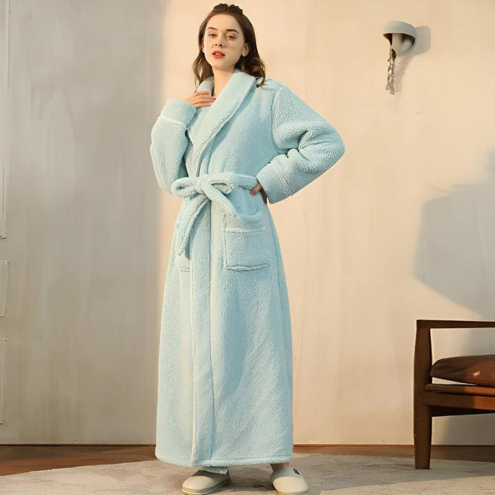 Accappatoio Luxe Fleece Caldo Comfort