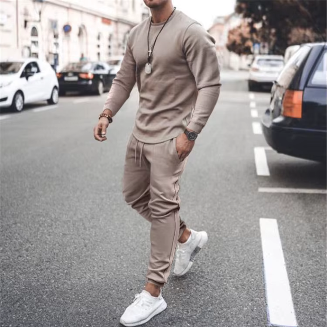 Set casual a due pezzi da uomo
