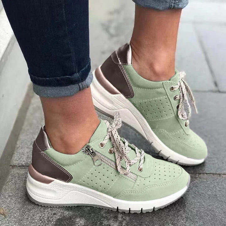 Sneakers alla moda con suola spessa da donna