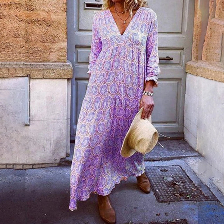 Abito Maxi Geometrico Bohowaves