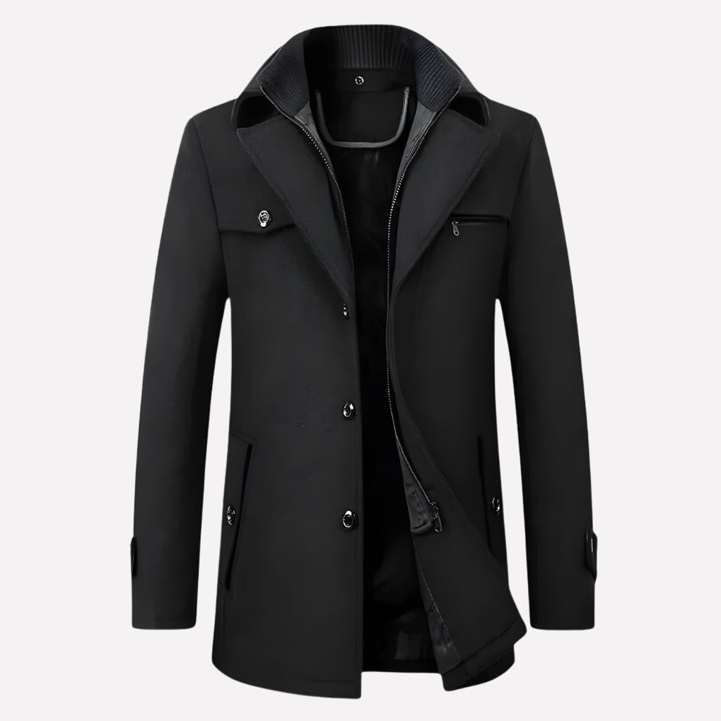 Cappotto Classico in Lana per Uomini
