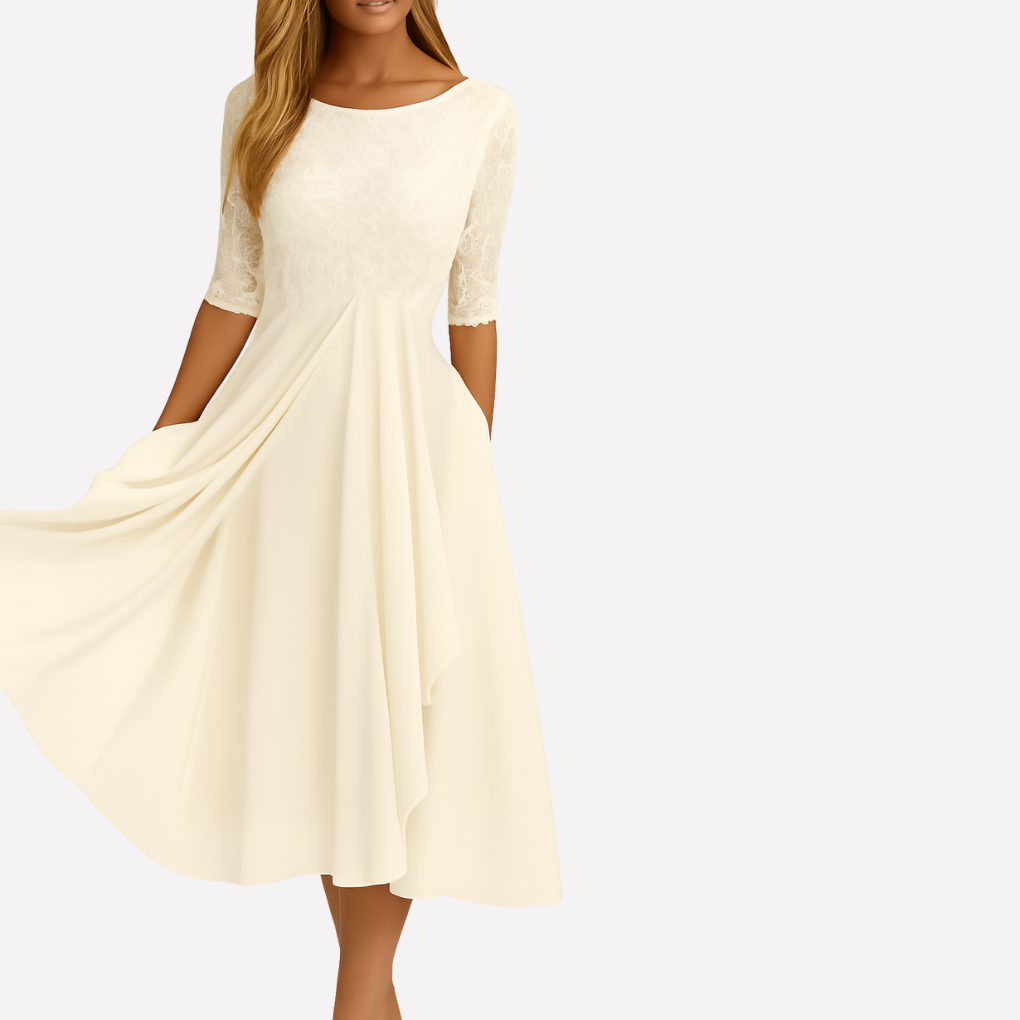 Abito Maxi da Donna con Pizzo