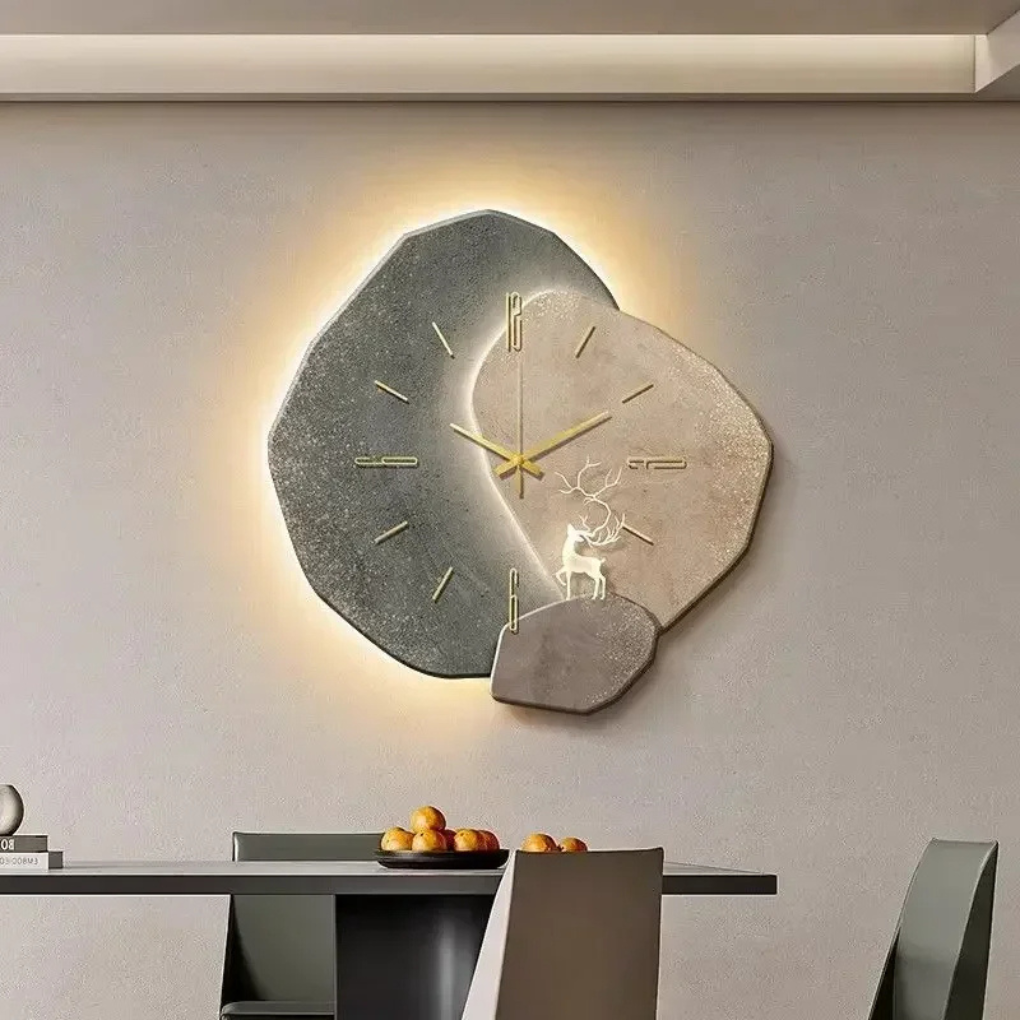 Orologio da Parete Minimal con Illuminazione LED Integrata