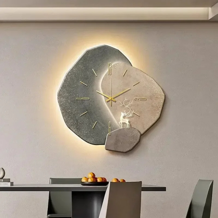 Orologio da Parete Minimal con Illuminazione LED Integrata