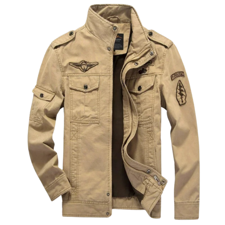 Giacca militare da uomo per la mezza stagione – Stile robusto e funzionalità quotidiana