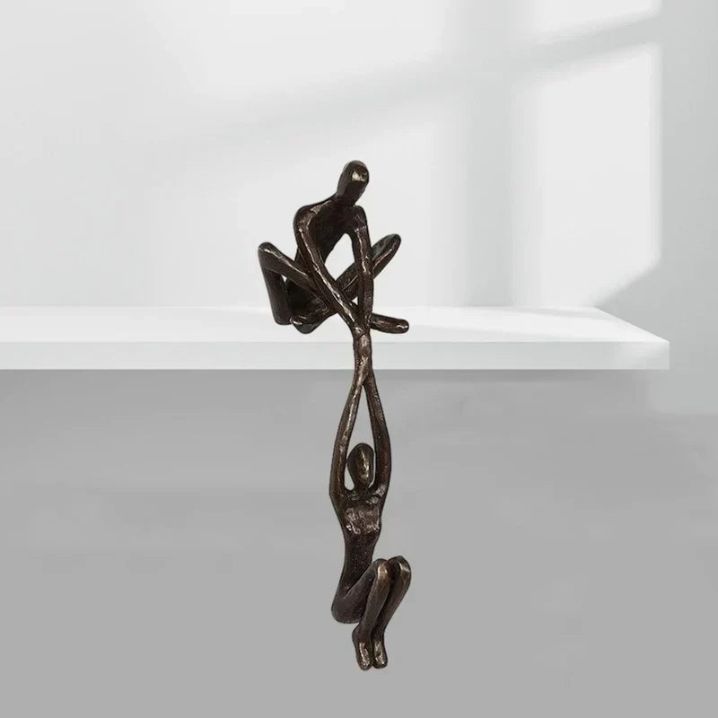 Scultura decorativa in resina – amore e forza