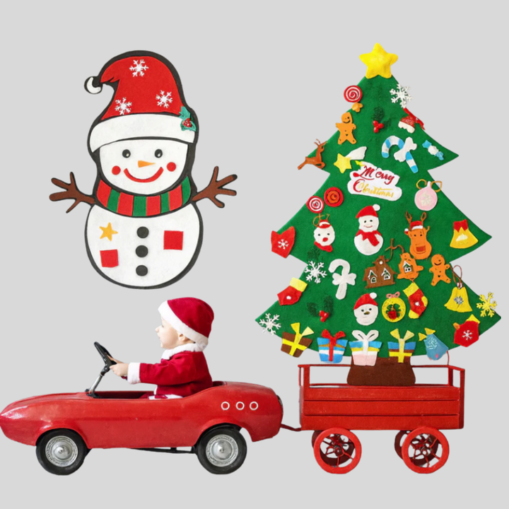 Albero di Natale in Feltro Montessori
