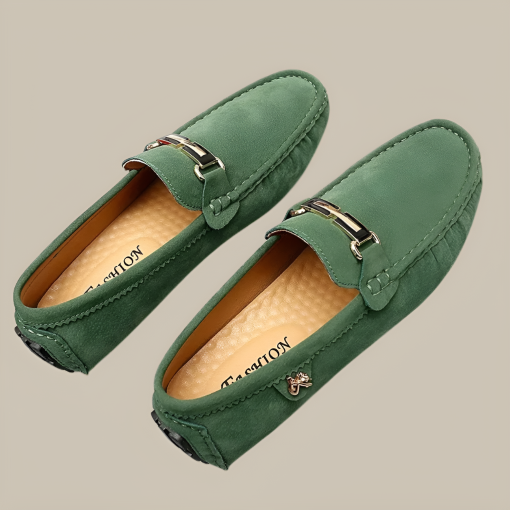 Mocassini Slip-On in Suede per Uomini