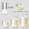 Set di Candele LED 3 Pezzi