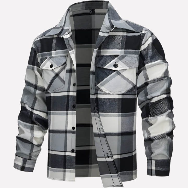 Camicia Flanella a Quadrati da Uomo