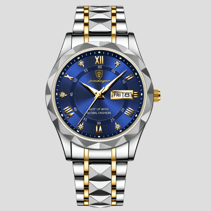 Orologio in acciaio inossidabile di lusso per uomini da indossare tutti i giorni