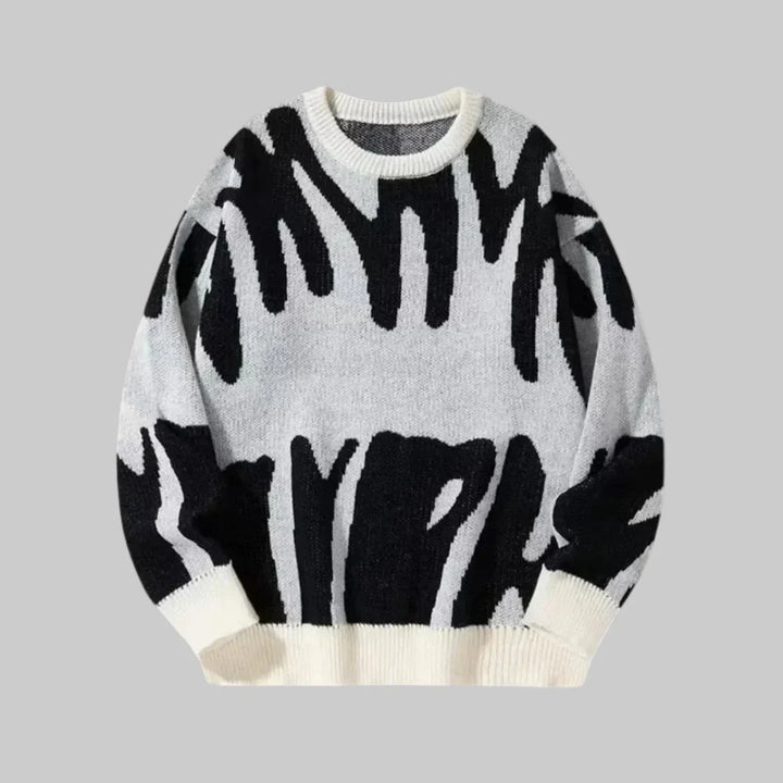Texture Morbida - Pullover in Maglia Casual per Uomini