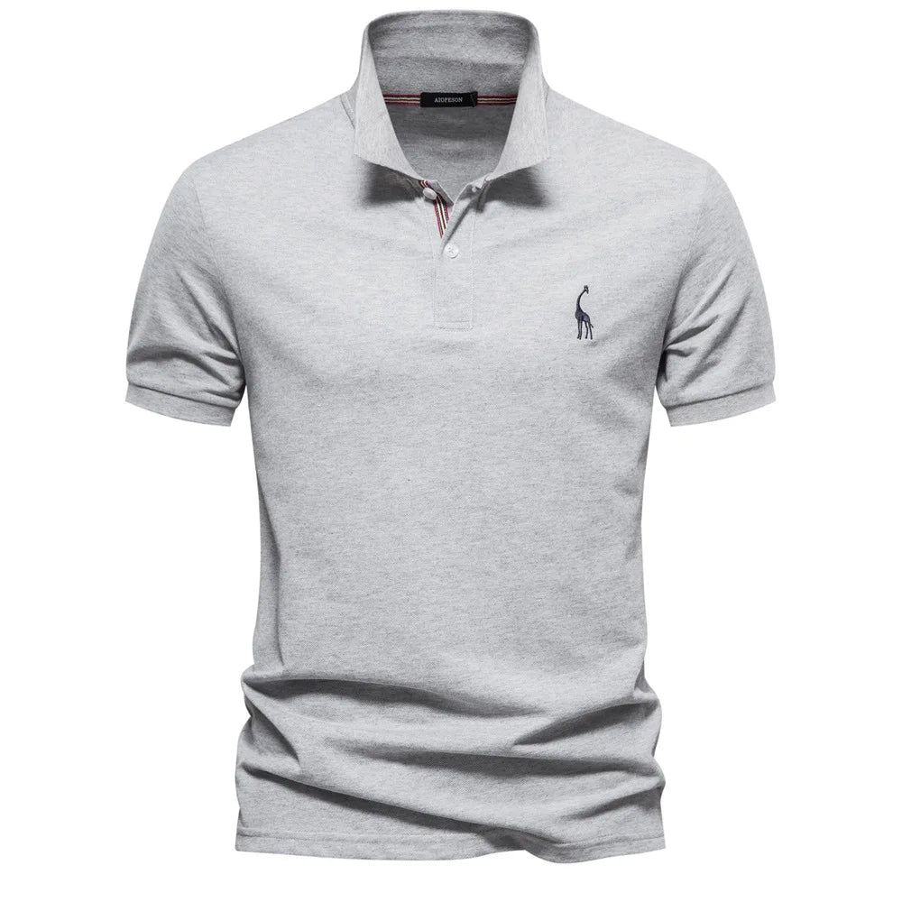 Polo classica da uomo con ricamo: stile intramontabile con dettagli raffinati