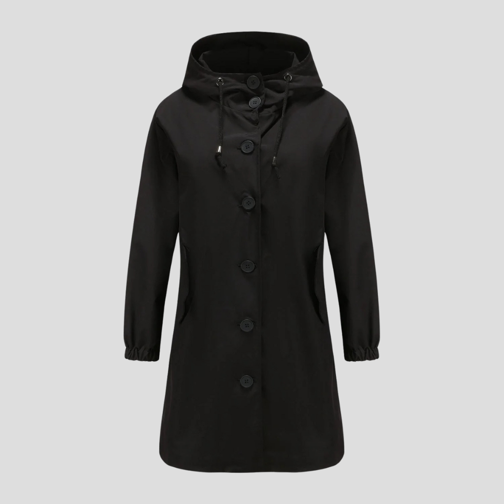 Giacca impermeabile da donna con cappuccio