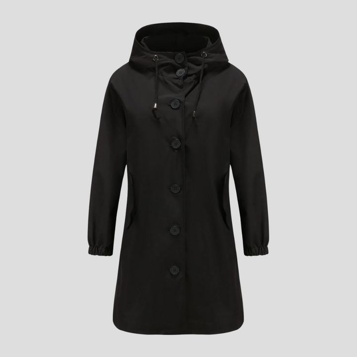 Giacca impermeabile da donna con cappuccio