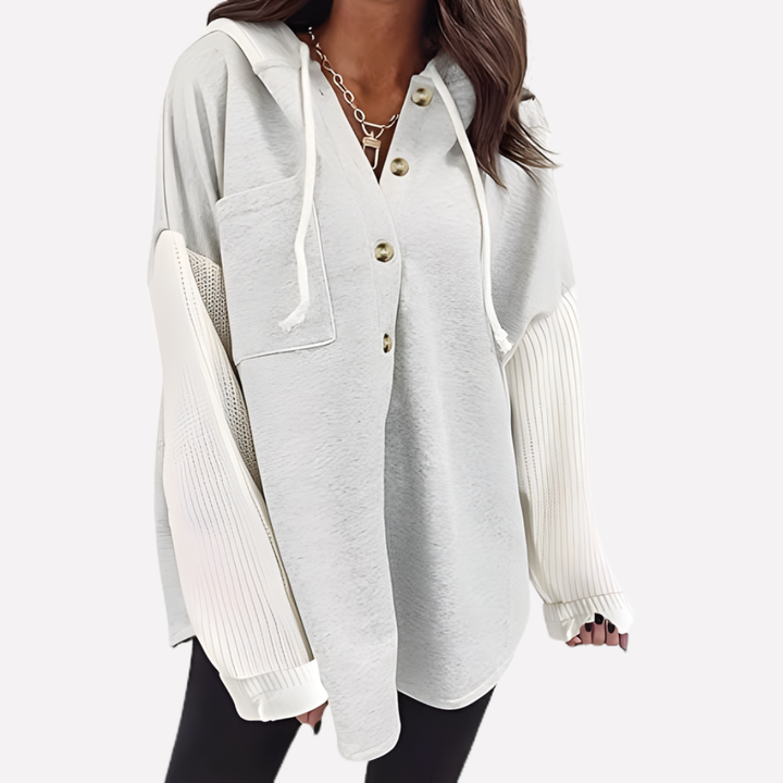 Felpa Oversize con Cappuccio da Donna
