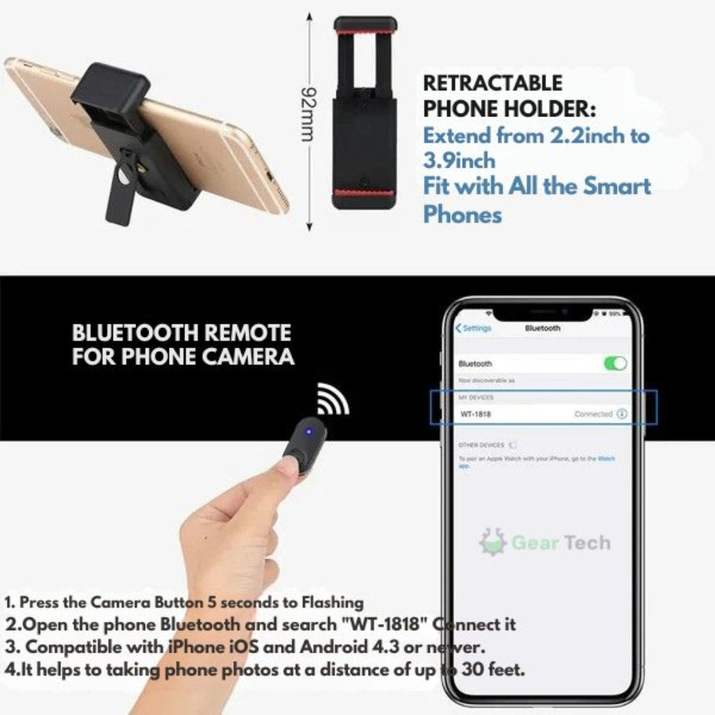 Treppiede Bluetooth per Selfie