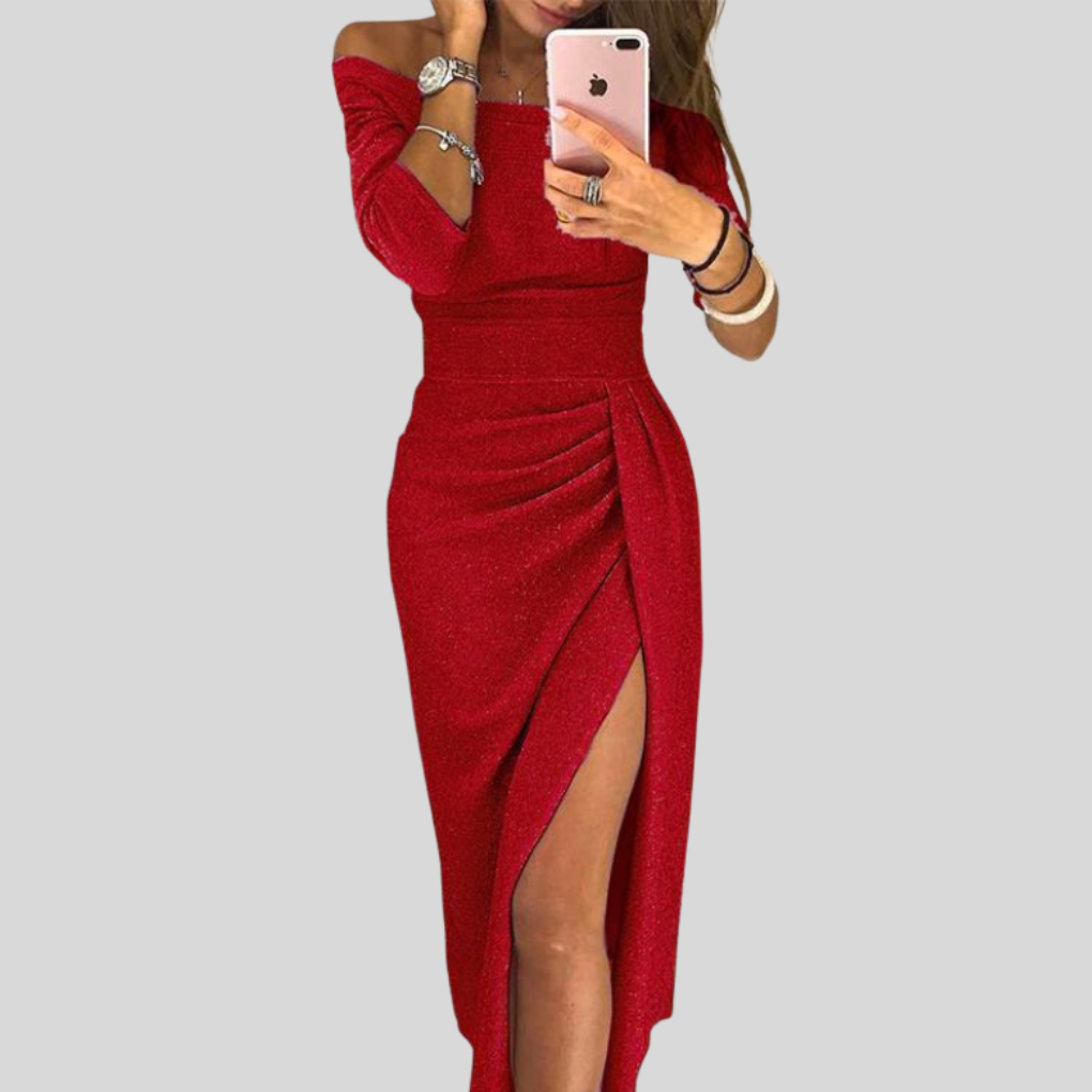 Abito Bodycon Elegante Senza Spalline