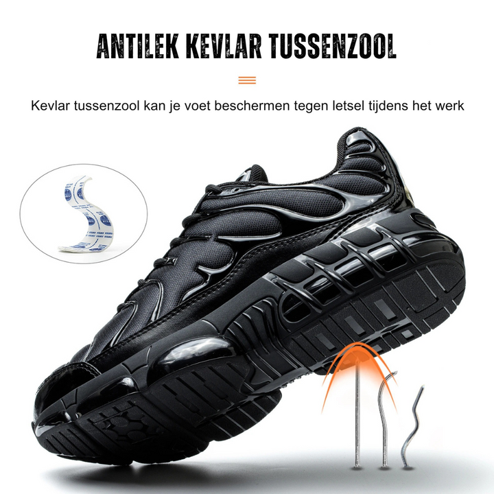 Jaxon – Scarpe antinfortunistiche con puntale in acciaio da uomo