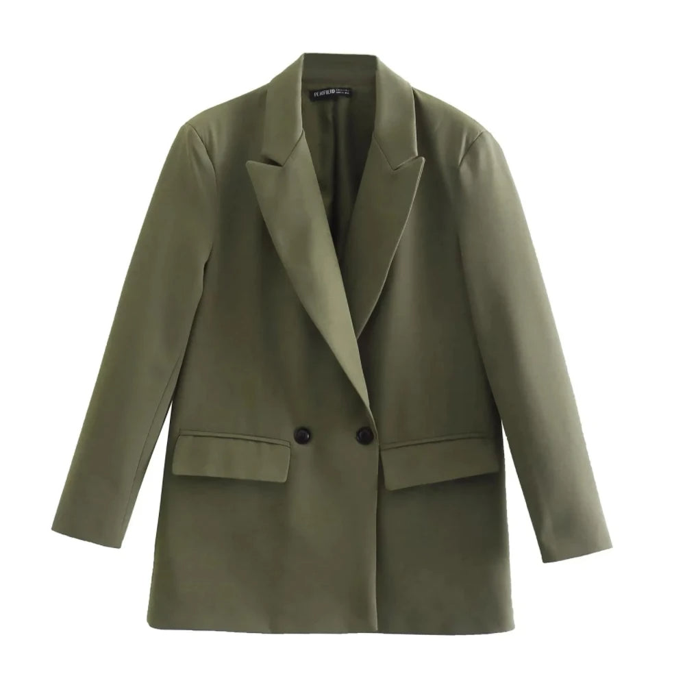 Elegante blazer doppiopetto da donna