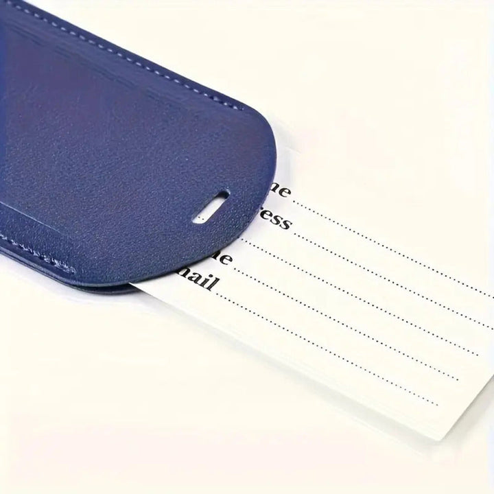 Etichetta Bagaglio Personalizzata in Pelle