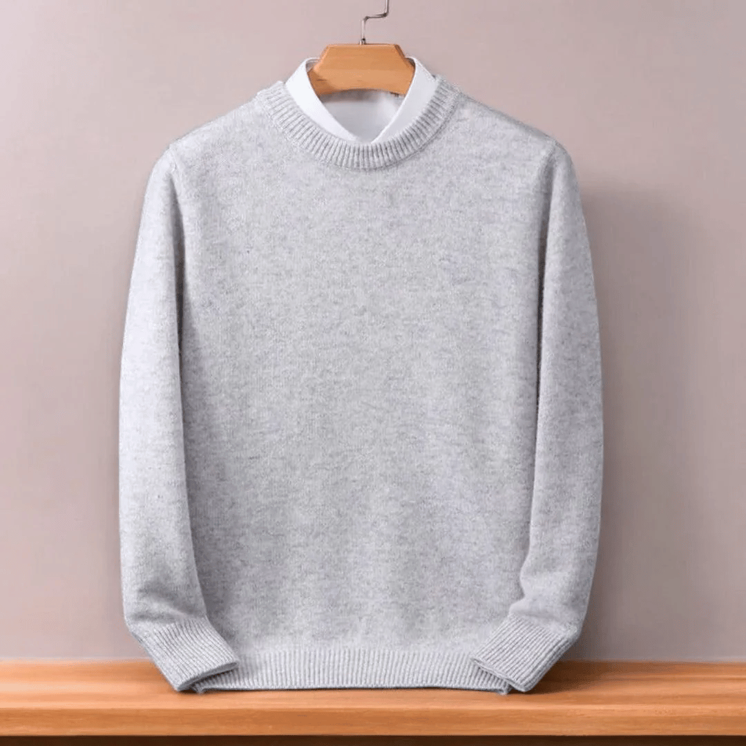 Maglione in lana fine oversize per uomini