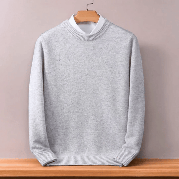 Maglione in lana fine oversize per uomini