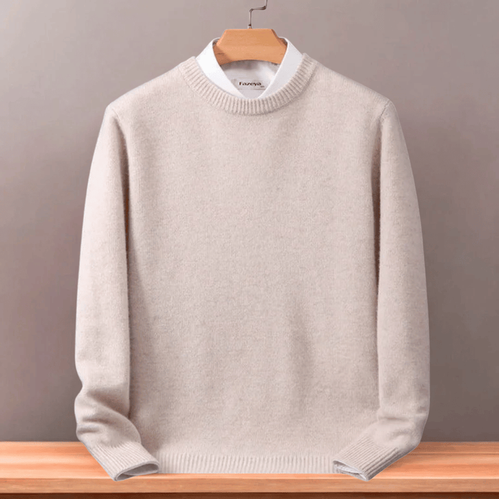 Maglione in lana fine oversize per uomini