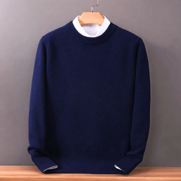 Maglione in lana fine oversize per uomini