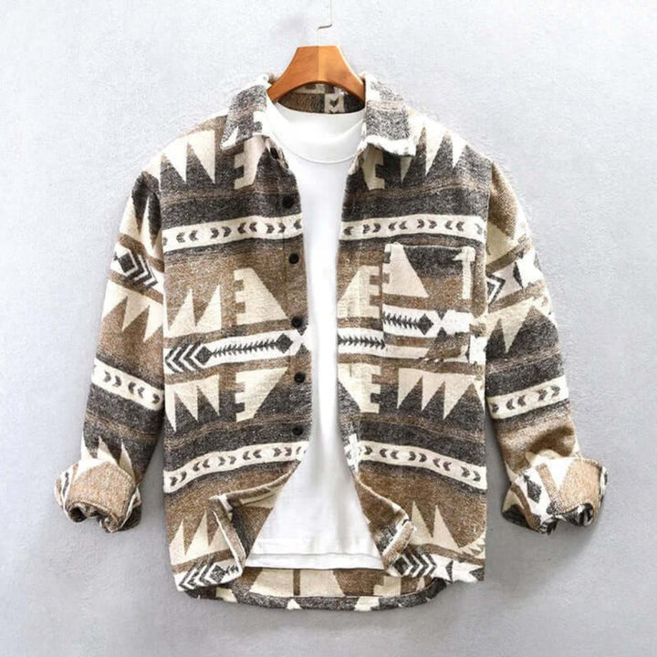 Camicia Giacca Stampa Azteca Sudoccidentale