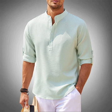 Maurice – Elegante camicia in lino per il gentiluomo moderno