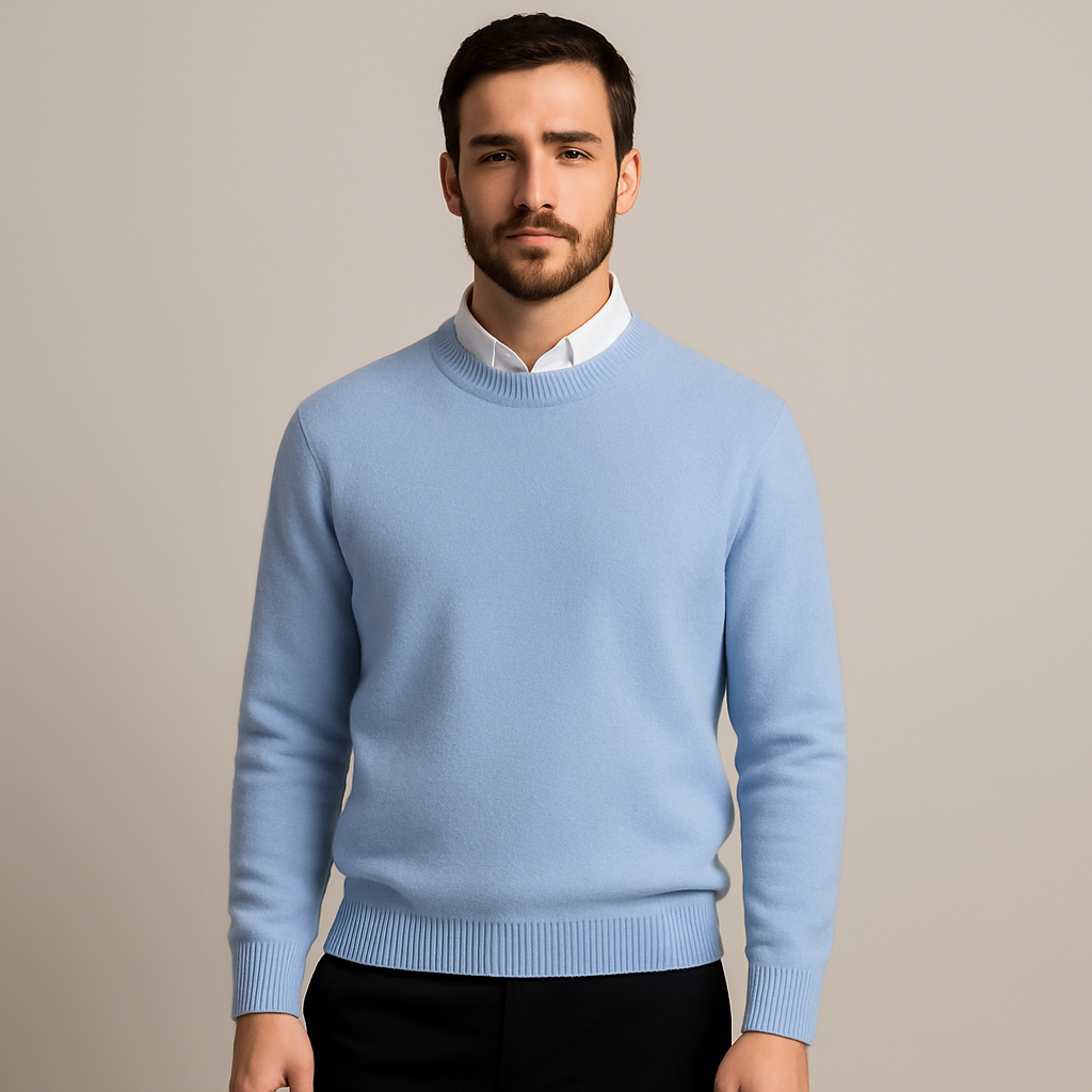 Maglione da uomo oversize in lana pregiata