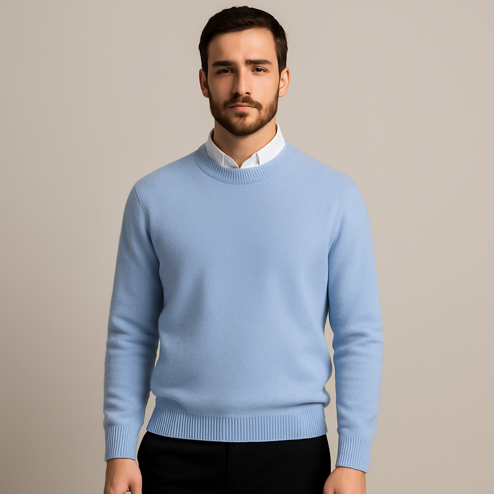 Maglione da uomo oversize in lana pregiata