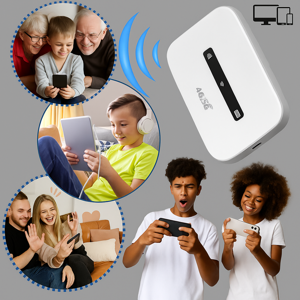 Router Wi-Fi Portatile – Accesso Internet in Movimento