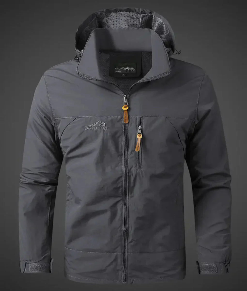 Giacca da Uomo Outdoor – Utilità Pronta per il Meteo per Ogni Avventura