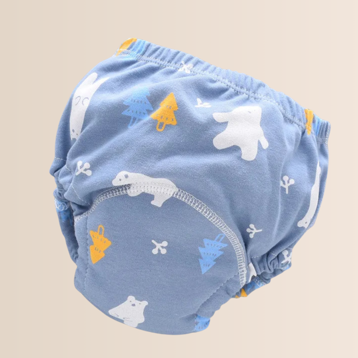 Pantaloni di Allenamento per Bambini in Cotone Riutilizzabili a 6 Strati