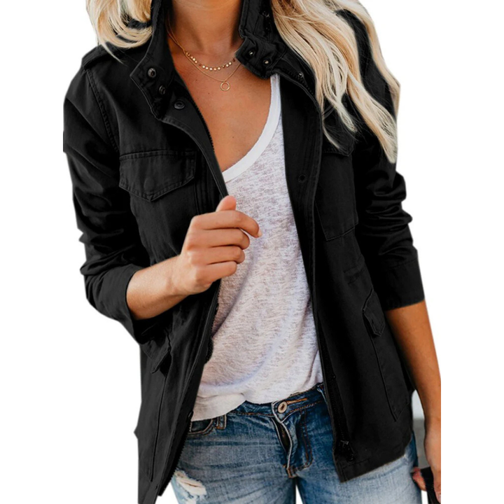 Giacca Zip Casual Donna Stylish | Comfort Versatile