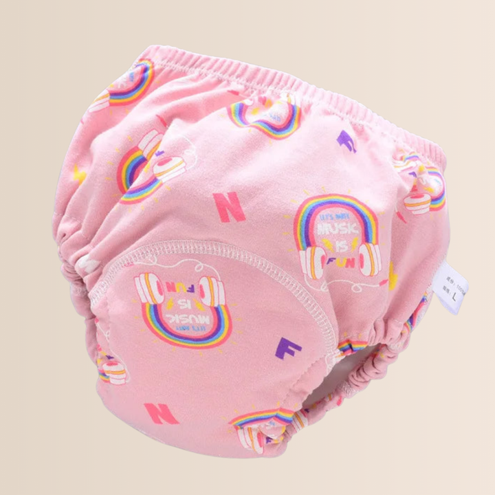 Pantaloni di Allenamento per Bambini in Cotone Riutilizzabili a 6 Strati