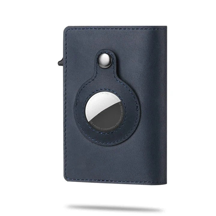 Portafoglio slim RFID con alloggio per localizzatore