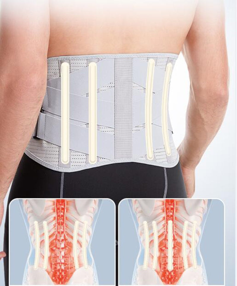 Fascia lombare ergonomica regolabile