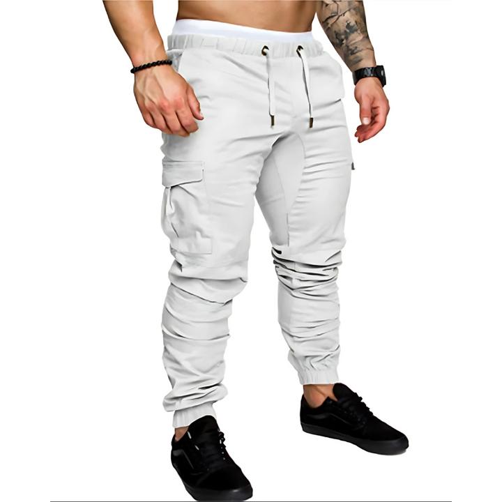 Pantaloni Jogging Cargo Multi-Tasche per Uomo